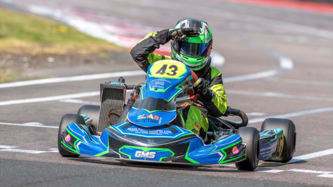 Creative Motion Proudly Sponsors Rising Karting Star Dexter Collins